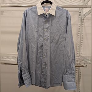 Brooks Brother White Collared Button Down Shirt